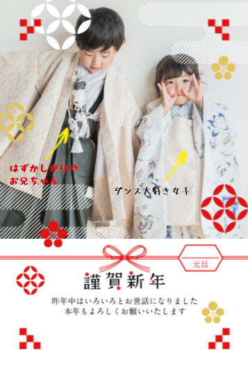 キャノン年賀状23年 無料テンプレートで写真入り イラストはがきを作ってみた Abc Post