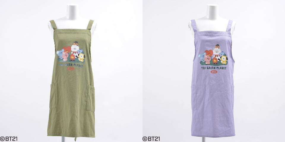 しまむら Bt21キャラクターエプロン 予約 再販 新発売 全13種類オンライン販売 Abc Post