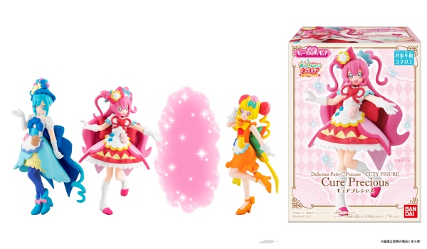 デリシャスパーティ プリキュア「キューティーフィギュア」予約・注文開始！いつ？グッズ(フィギュア付きお菓子)通販・取扱い店舗|バンダイ |  abc-post