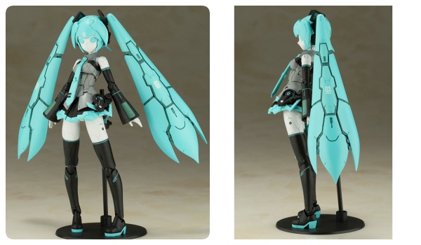 フレームアームズ フレームアーティスト 初音ミク 1 FA129 成型色 全高約159mm プラモデル 100スケール