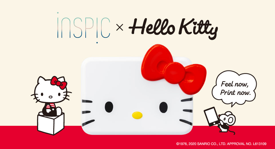 ハローキティ キヤノン コラボモデル ミニフォトプリンターinspic発売 Inspic Pv 123 Hello Kitty サンリオ Abc Post