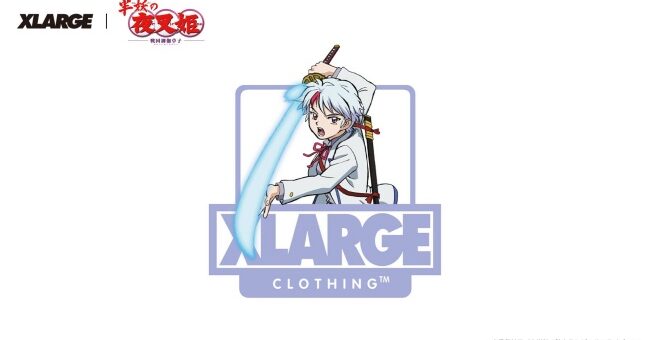 「半妖の夜叉姫×XLARGE」コラボTシャツ発売！とわ、せつな、もろはのオリジナルイラストグッズがZOZOTOWNなどで販売