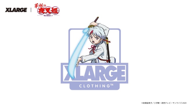 「半妖の夜叉姫×XLARGE」コラボTシャツ発売！とわ、せつな、もろはのオリジナルイラストグッズがZOZOTOWNなどで販売