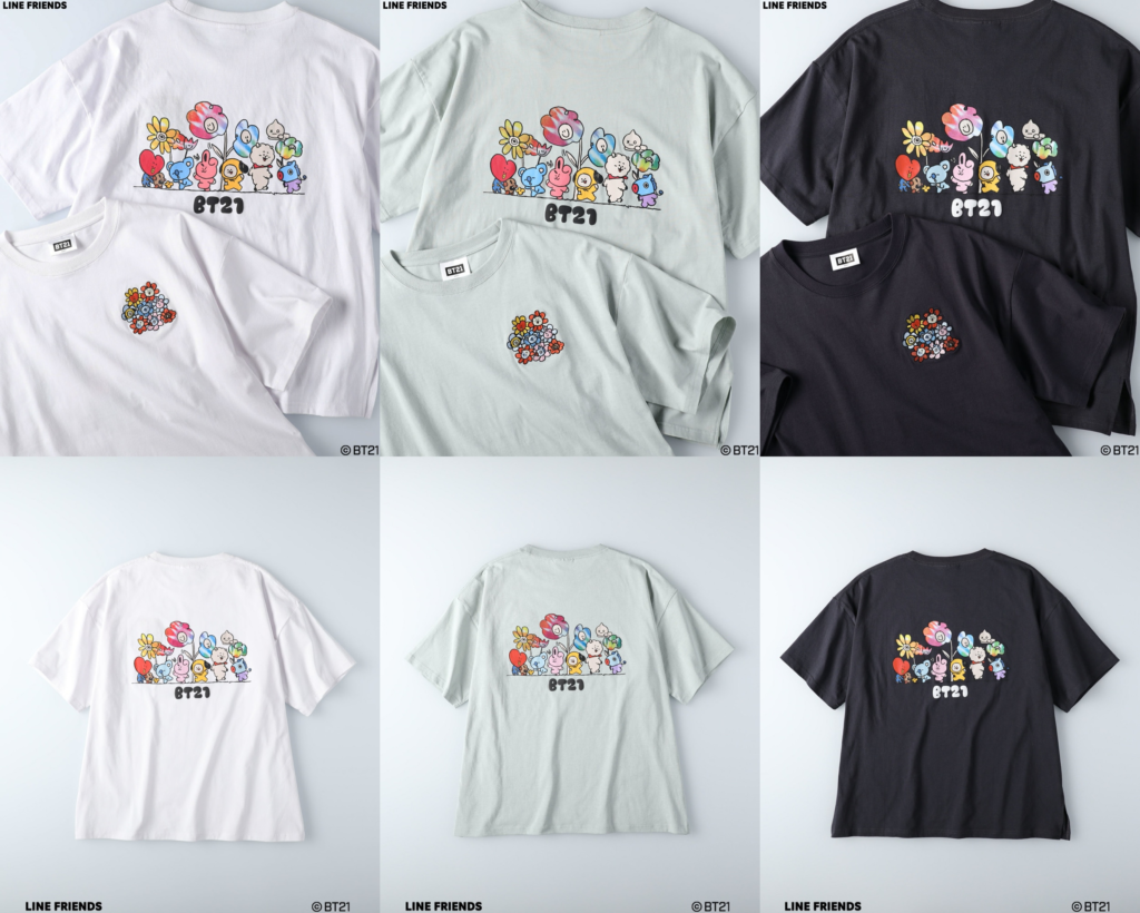 Bt21 ライトオン コラボtシャツ先行予約 販売開始 いつ グッズ通販 取扱い店舗 Line人気キャラクター Abc Post