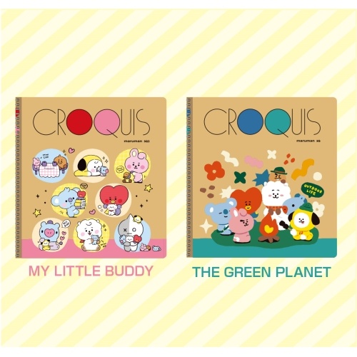 Bt21 クロッキーブック 予約 販売 いつ グッズ 本 メモ帳 スケッチbook 通販 取扱い店舗 Line人気キャラクター Abc Post