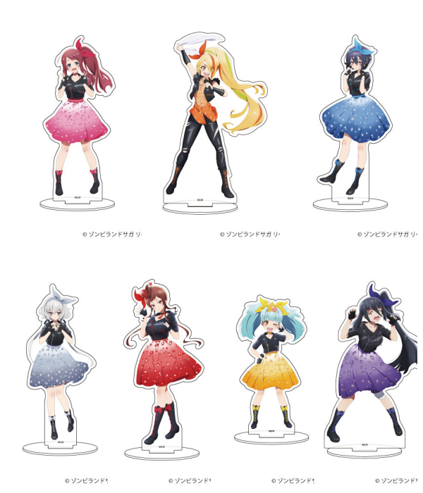 ゾンビランドサガ リベンジ キャラアクリルフィギュア 予約 販売開始 いつ グッズ フィギュア アクスタ 通販 取扱い店舗 Abc Post