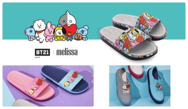 Bt21 Melissa メリッサ コラボサンダル シューズ アクセサリーなどアイテム発売 いつ 販売 取扱い店舗 Abc Post