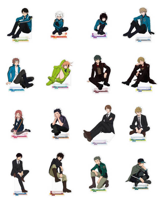 ワールドトリガー アクリルスタンドvol 1 2 座りポーズ 予約 注文開始 いつ グッズ通販 取扱い店舗 エンスカイ Abc Post