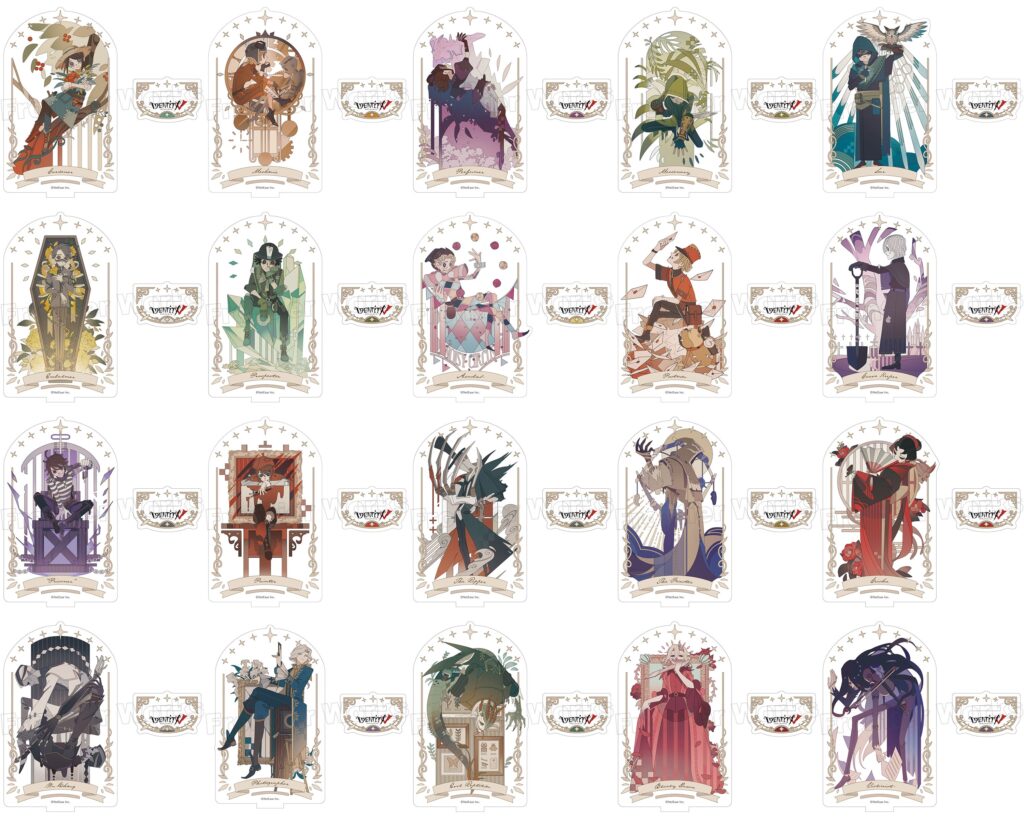 第五人格設定画　selection アクスタ　アクリルスタンド 患者　心理学者 第五人格 囚人 設定画selection アクリルスタンド アクスタ - メルカリ